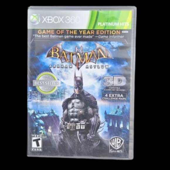 Batman: Arkham Asylum Game of the Year Edition Platinum Hits - Picture 1 of 3